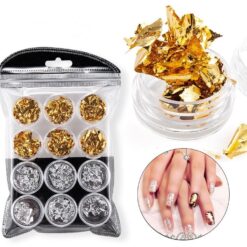 Papier décoration 3D irrégulier or&argent