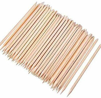 Pousse Cuticule En Bois par 100pcs