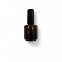 Flacon vernis vide marron 15ml