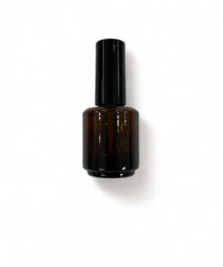 Flacon vernis vide marron 15ml