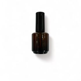 Flacon vernis vide marron 15ml