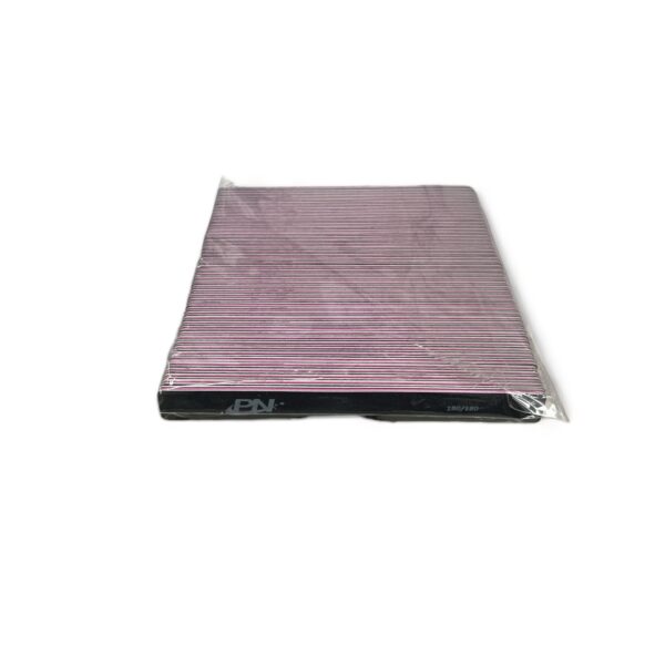 Lime carrée rouge noire 180/180 par 50 pcs