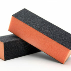 Polissoir 3 Faces Orange Noir 100/180