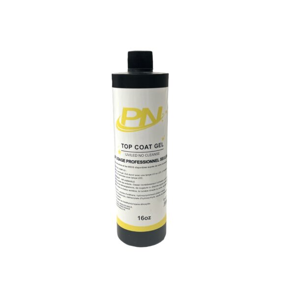 PN Top Coat Gel NON CLEANSE 16oz / 500ml