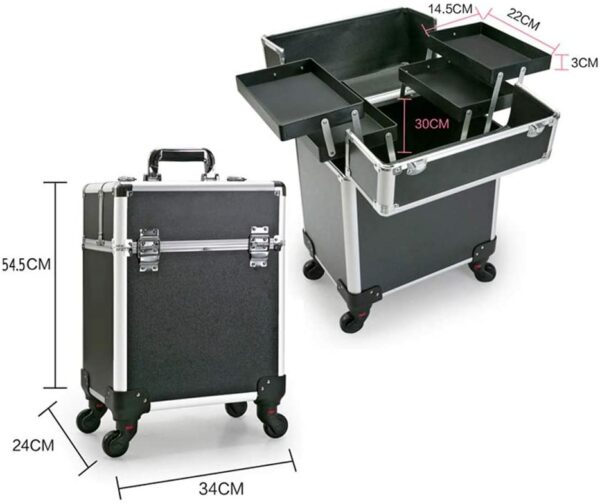 Valise Prof Cosmetique Avec Roulette