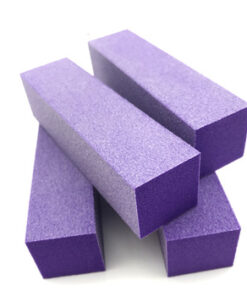 Polissoir 3 faces violet blanc 60/100