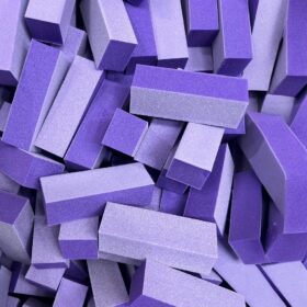 Polissoir 3 faces Violet Blanc Carton de 500pcs