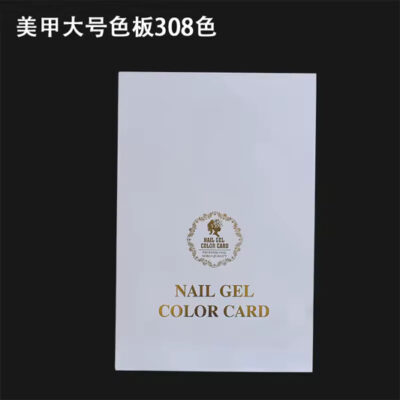 Nail Gel Color Card -  Livre Affichage 308 Couleurs