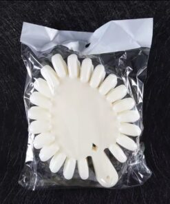 Affichage 10 pcs forme coeur 21 ongles/ pcs = 210 couleurs