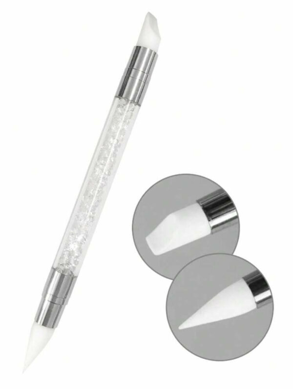 Silicone Nail Brush With Glowing Handle