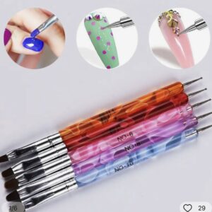 Set 5 Pinceaux Avec Dotting