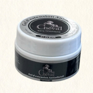 Cheval - Gel d'Extension Antiadhésif - 01 Clear 15g
