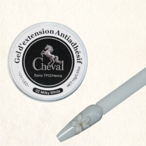 Alternative view of Cheval - Gel d'Extension Antiadhésif - 02. Milky White 15g